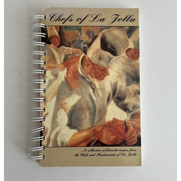 Chefs of La Jolla Cookbook First Edition 1993 Signed A.J Goodhead Steve Mihaly - Picture 1 of 14